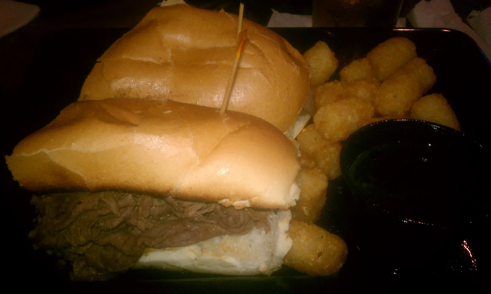 An Italian beef sandwich at Quarterdeck on West Sunrise Boulevard in Plantation.