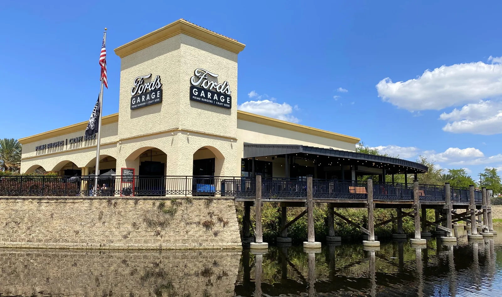 A Ford's Garage restaurant in Orlando; the same chain has a restaurant at Plantation Walk.